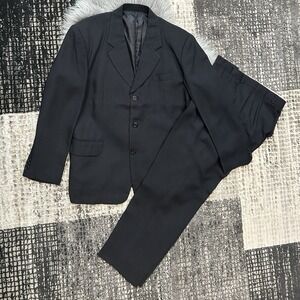Custom Tailor Mens Black 2 (two) Piece Suit Set Size‎ 38X30